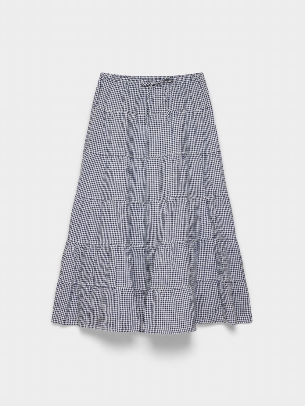 Aritzia Wilfred Bouquet Linen Skirt Blue Navy Small